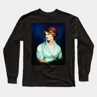 Mary Wollstonecraft, English Author Long Sleeve T-Shirt